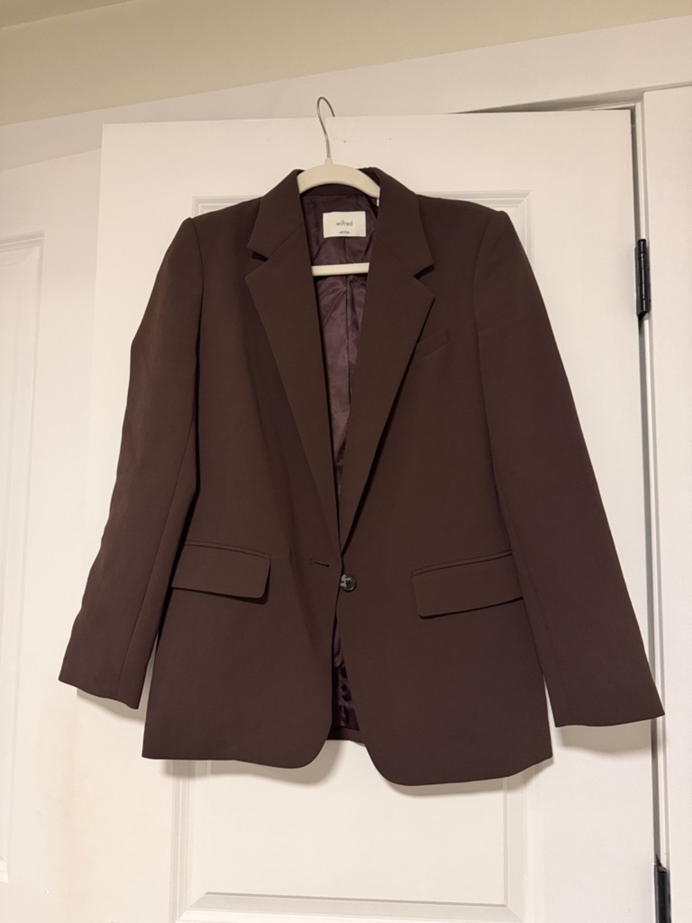 Wilfred Chocolate Brown Tailored Blazer